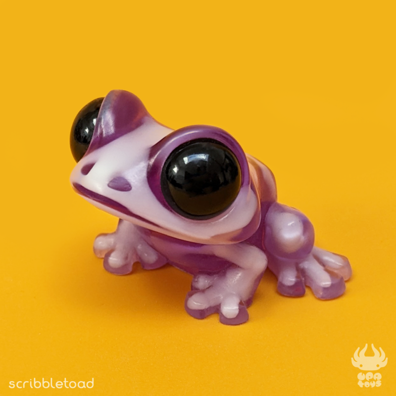 Skelly Frog - Purple