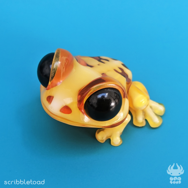 Skelly Frog - Orange